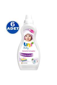 Uni Baby Konsantre Yumuşatıcı Lavanta Kokulu 1200 ml 6 Adet