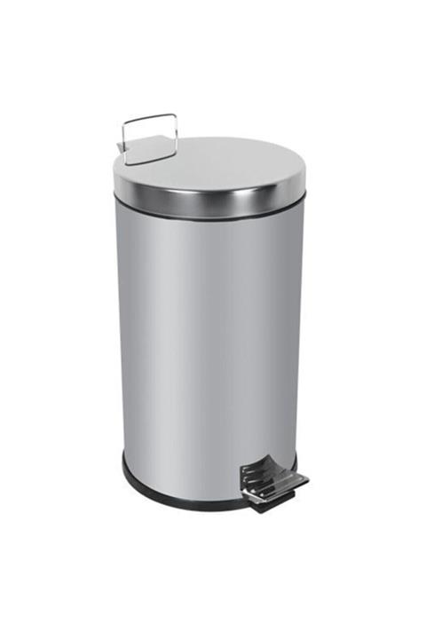 PCP Pedallı Krom Çöp Kovası 20 lt