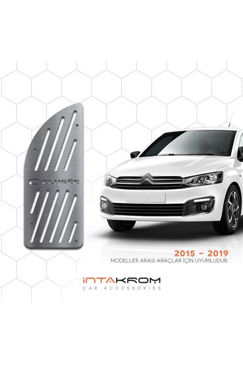 İntachrom Citroen C-elysee Krom Ayak Dinlendirme Pedalı - 2015 -2019
