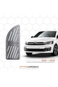 İntachrom Citroen C-elysee Krom Ayak Dinlendirme Pedalı - 2015 -2019