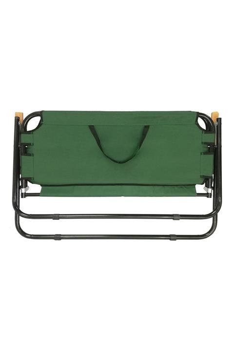 Enshall 2 Adet Iki Kişilik Ahşap Kollu Dayanıklı A Kalite Kumaş Kamp Ve Piknik Sandalyesi