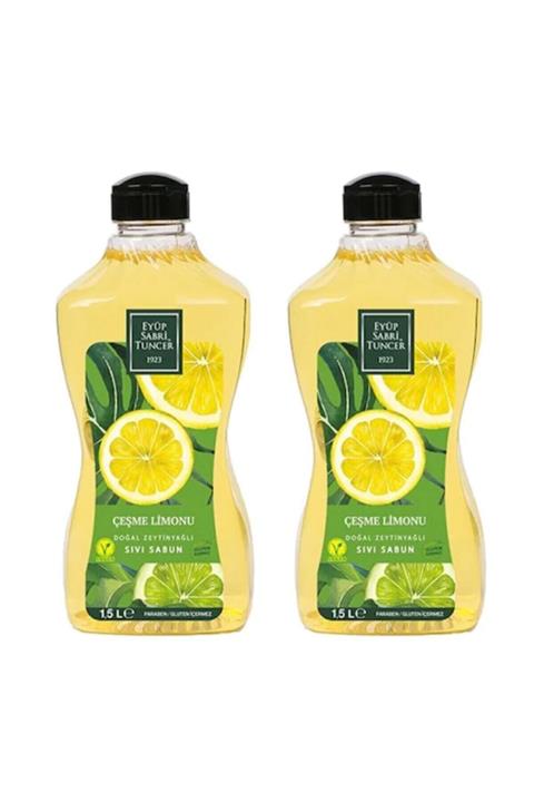 Eyüp Sabri Tuncer Sıvı Sabun Çeşme Limonu 1500 Ml X 2 Adet