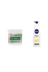 Krauterhof Selülit Karşıtı Jel Anti-cellulite Gel 250 ml Ve Nbody Q10 Sıkılaştırıcı Losyon 400 ml