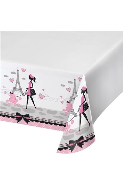 Parti Dünyası Paris Partisi Masa Örtüsü