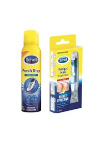 Scholl Tırnak Mantarı Giderici Kit 3,8 ml + Koku Ve Islaklığa Karşı Koruma Sağlayan Ayakkabı Spreyi 150 Ml