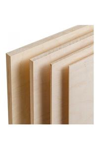 iAhşap Kavak Kontraplak Plaka Panel (100x100 Cm, 4 Mm)