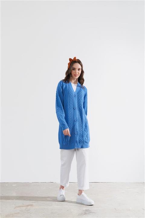 inspiration Kadın Mavi Petra Hırka