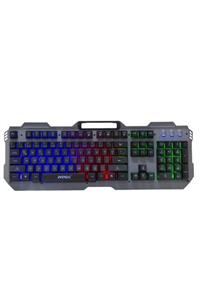 Everest Kb-197 Tıtanıo Usb Aydınlatmalı Q Metal Yüzey Gaming Oyuncu Klavyesi