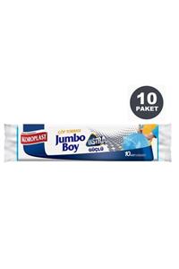 Koroplast Ekstra Güçlü 10'lu Jumbo Boy Çöp Torbası X 10 Paket