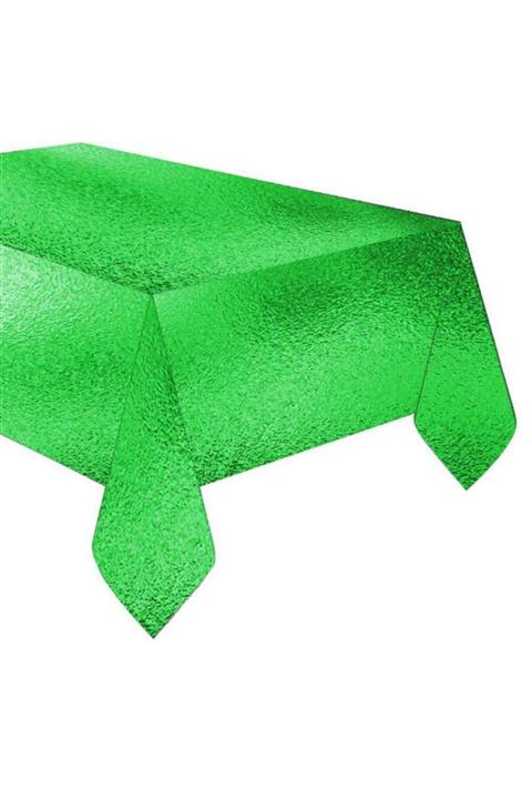 Kelebek Oyuncak Metalize Masa Örtüsü - Yeşil