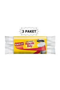 Koroplast Küçük Boy Çöp Torbası 3 Paket 90 Adet 40x50 Cm Ebatında Güçlü Çöp Torbası 30'lu X 3 Paket