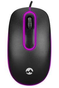 Everest Sm-166 Usb Siyah Işıklı Optik Mouse