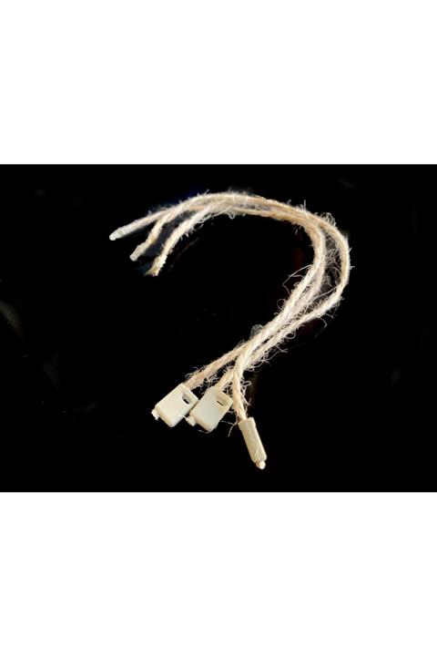 etikettcim 100 Adet Kilitli Etiket Ipi -jüt- 15cm