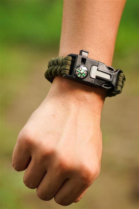 Lariss Paracord Paraşüt Ipi 5 In 1 Shark Jaw Bone Bileklik