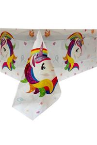 XCLASS Beyaz Unicorn Masa Örtüsü 120x180 Pk:1