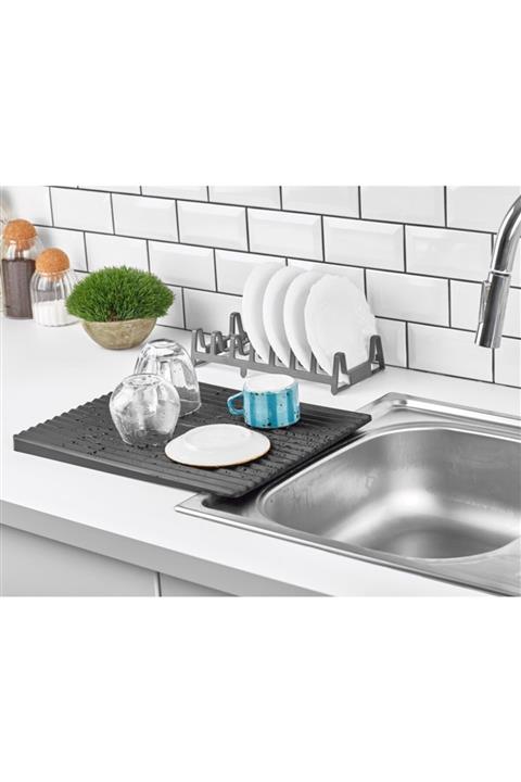 Vakia Bulaşık Kurutma Matı Bulaşıklık