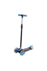 Furkan Toys Cool Wheels Led Işıklı 3 Tekerlekli Yükseklik Ayarlı Twist Scooter - Mavi