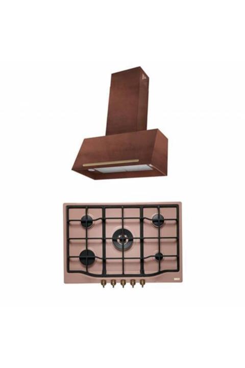 Franke Fhtl 755 4g Tc Co C Romato Ocak Fco 70 Copper Davlumbaz 2li Ankastre Set