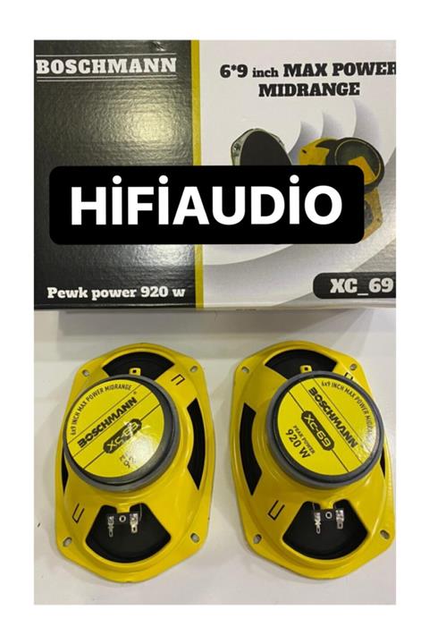 bm audio Boschmann Profesyonel Midrange Oval Hoparlör ( 2 Adet )