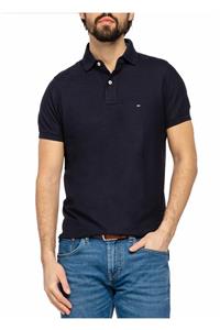 Tommy Hilfiger Erkek Lacivert Polo Yaka T-shirt