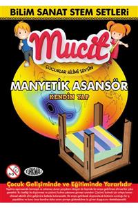 MUCİT MAKER Manyetik Asansör Yapım Seti- Evde Eğlenceli Oyun Seti- Bilim Ve Sanat Seti