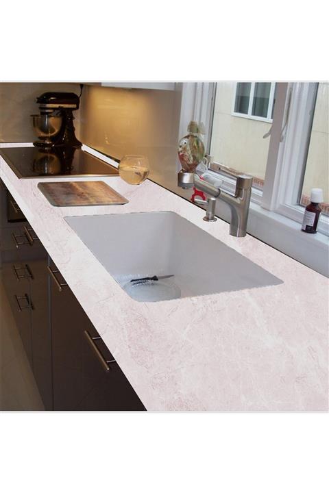 Kolhis 60cm En X300cm Boy Premium Sağlıklı Boya Suya Dayanıklı Tezgah Üstü Yapışkanlı Folyo