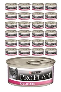 Proplan Pro Plan Delicate Hassas Hindi Etli Kedi Konservesi 85 Gr X 24 Adet