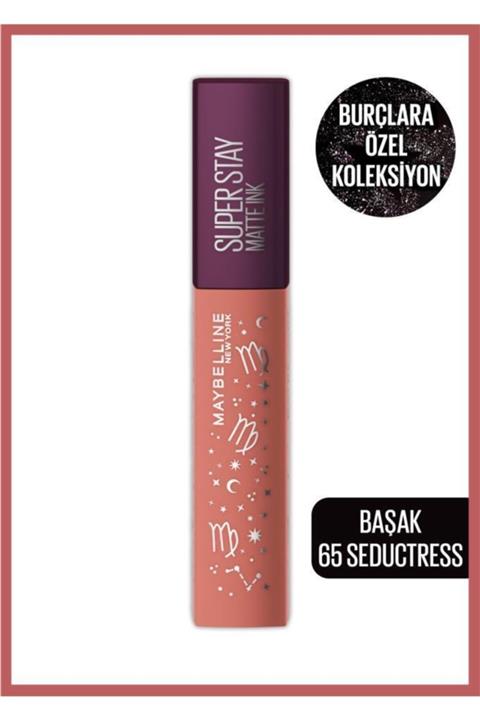 Maybelline New York Super Stay Matte Ink Zodiac Likit Mat Ruj- 65 Seductress (başak)