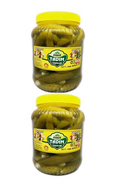 Çubuk Tadım Turşuları Çubuk Turşusu-2 Adet 2 Lt Çubuk Salatalık No:0-2000 Cc-