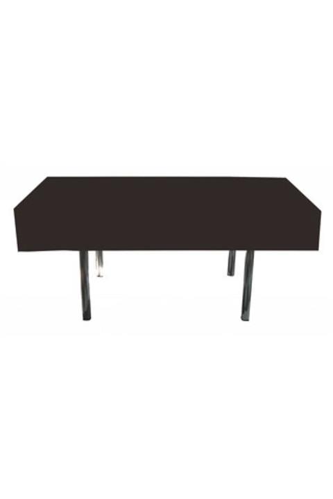 Hayaller Dükkanı Siyah Düz Desenli Masa Örtüsü 137x183 cm