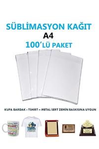 ASOS A4 Transfer Baskı Kağıdı, Süblimasyon Kağıt 100'lü ( Sert Zemin Ve Polyester Kumaş Baskısı Için )