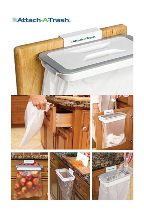 Keyfi Sepet Pratik Askılı Mutfak Dolabı Çöp Kutusu