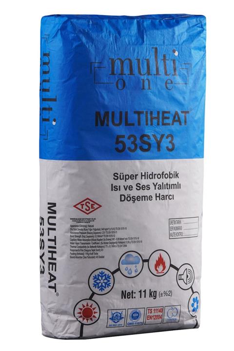 MULTIONE Multıheat  11 kg Su Isı Ve Ses Yalıtımlı Döşeme Harcı Uzun Ömürlü
