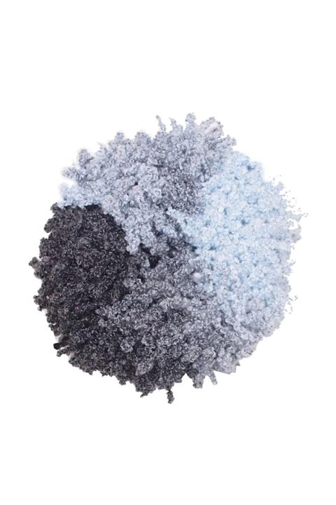 Asafir Ebruli Gri Topuz Tokası