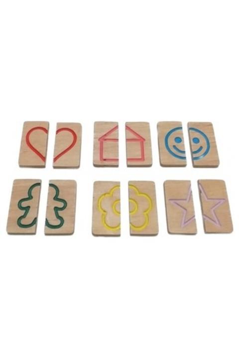 Montessori Gemisi Bütün - Yarım Ahşap Yapboz