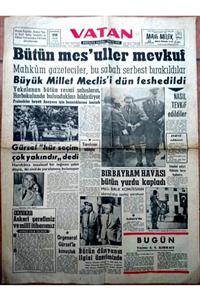 Vatan - Günlük Gazete (28 Mayıs 1960)