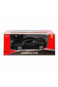 Ferrari 488 Gtb Mat Black Özel Seri Uzaktan Kumandalı Işıklı Araba - 33cm