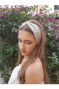 swan butik Bandana Saç Bandı Leopar Renkli Standart