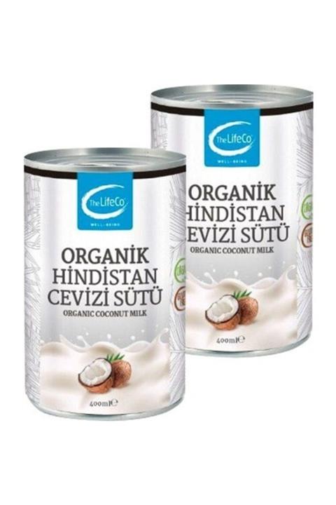TheLifeCo Organik Hindistan Cevizi Sütü 400 ml 2 Adet
