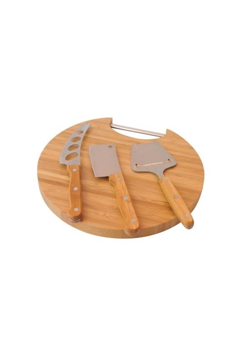 Bambum B2285 4 Parça Peynir Servis Seti - Peynir Sunum Seti