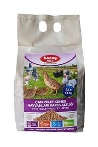 Bonny Nice Bıldırcın Güvercin Süs Tavukları Kafes Altlığı 1.8 kg 3 lt X 5 Paket