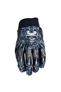 Five Gloves Slide Skull Motosiklet Eldiveni