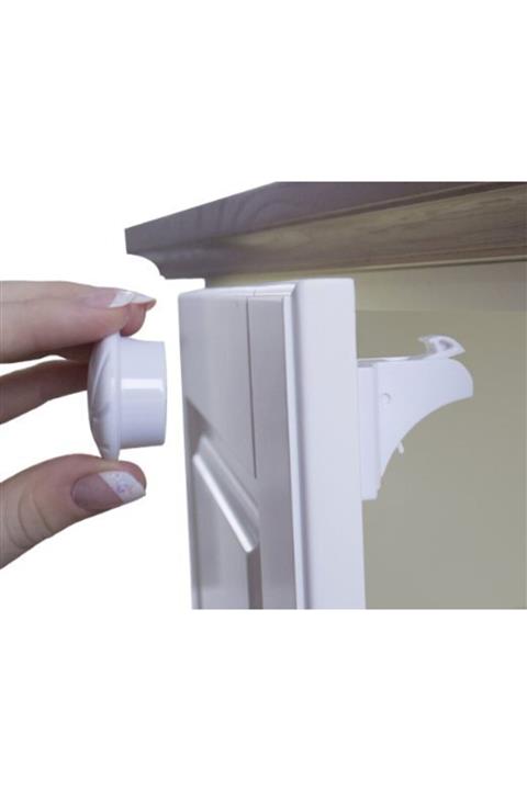 AGUBUGU BABY - Manyetik Gizli Dolap Kilidi - 2 Kilit + 1 Anahtar