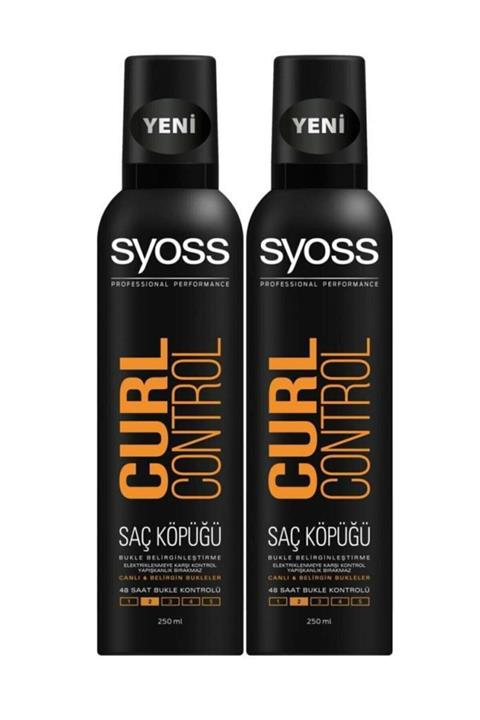 Syoss Curl Control Köpük 250 Ml X 2