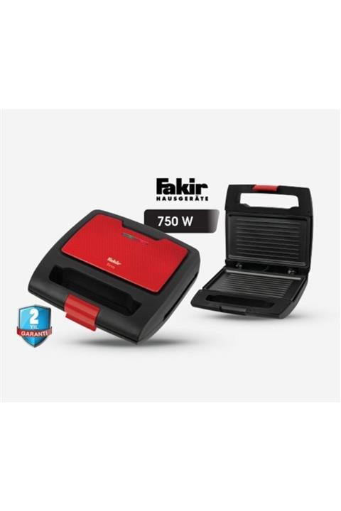 Fakir Tina Mini Tost Makinası-kırmızı Siyah