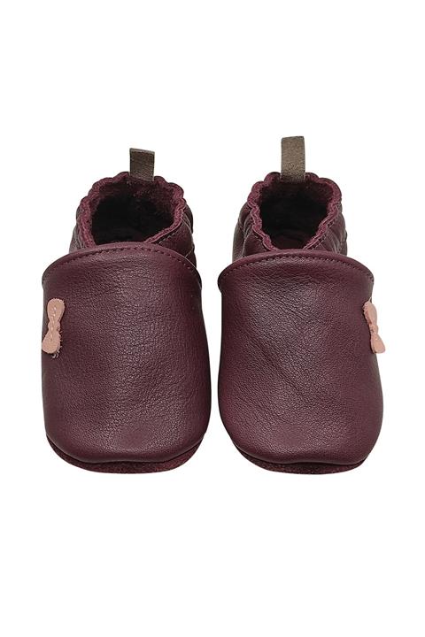 JMB Hakiki Deri Patik - Mürdüm - Fırsat Ürünü