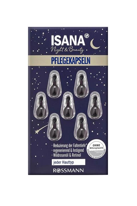 ISANA Night & Beauty Bakım Kapsülü 7x0.38 Ml 2.66 Ml