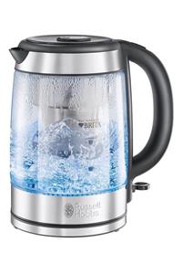 RUSELL HOBBS Russell Hobbs 20760-57 Purity Glass Brita Cam Kettle 1.5 Litre Filter