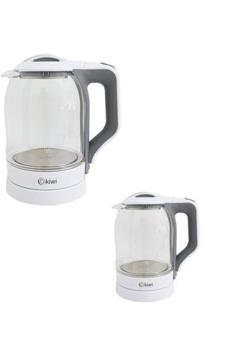 Arzum X132 Kiwi Cam Işıklı Su Isıtıcı Kettle Beyaz-kk-3323 1800 ml
