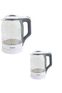 Arzum X132 Kiwi Cam Işıklı Su Isıtıcı Kettle Beyaz-kk-3323 1800 ml